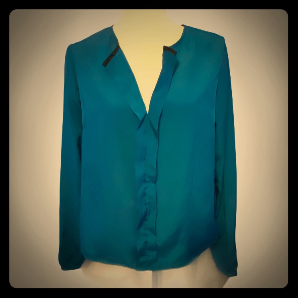 Kardashian Kollection Colorblock Blouse